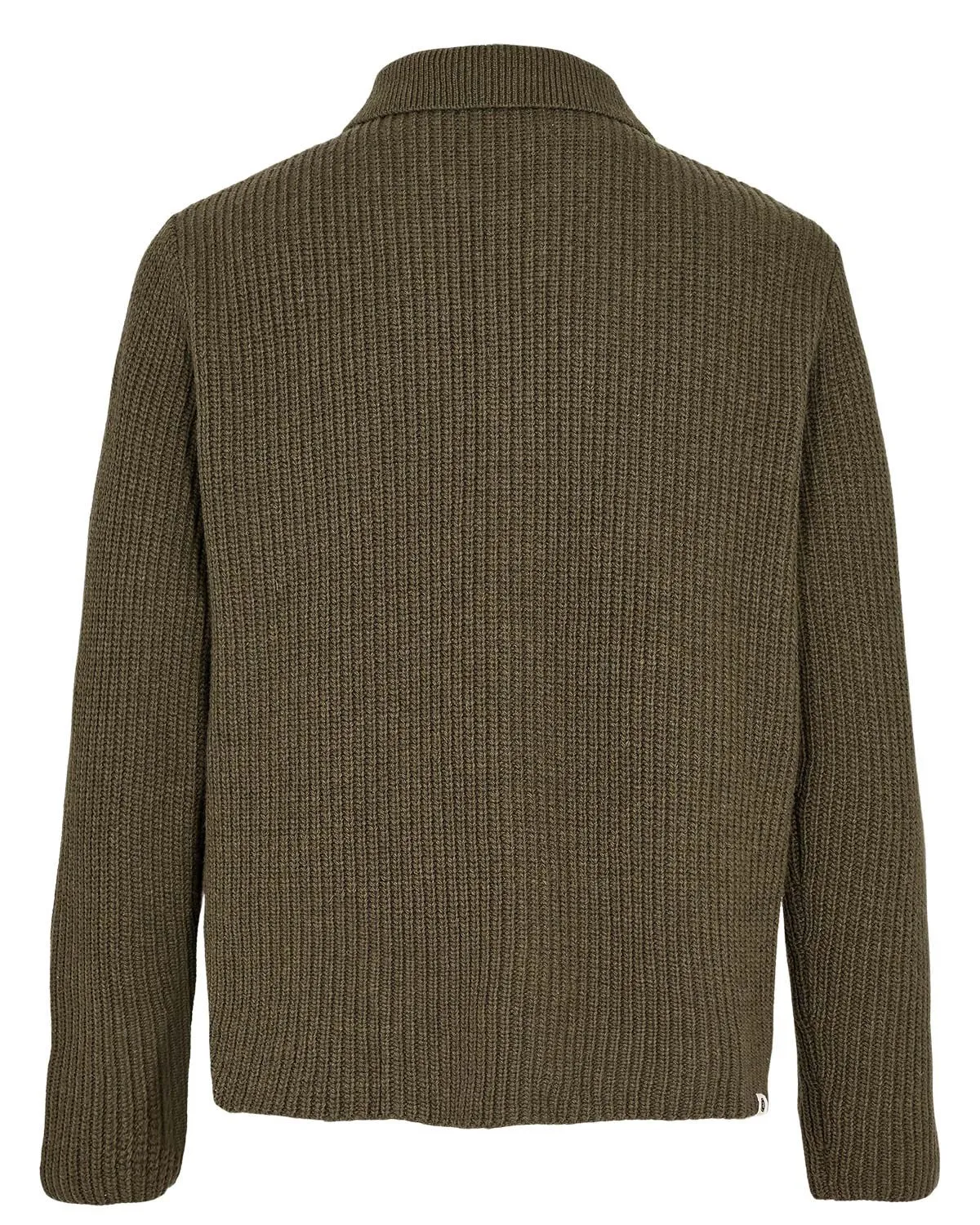 AKSKJOLD HEAVY KNIT CARDIGAN  - Forest night
