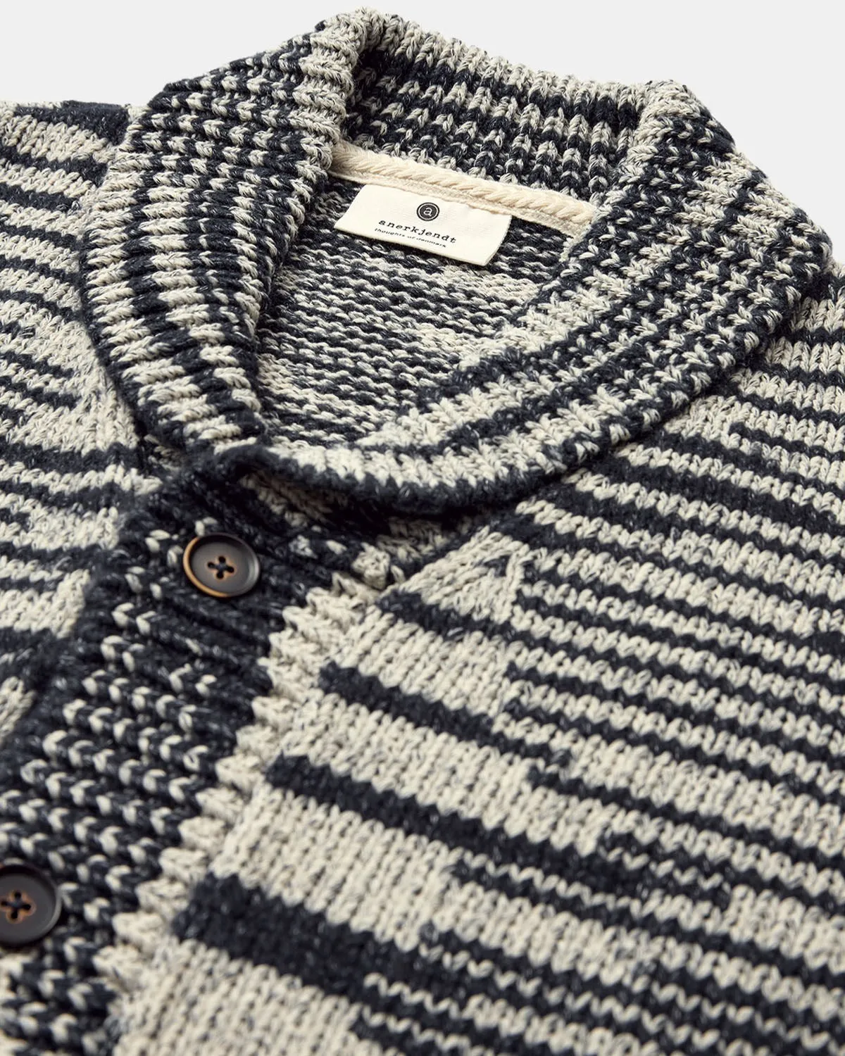 AKSKJOLD HEAVY KNIT CARDIGAN - Sky Captain
