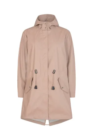 Alexa PU Rain Jacket - Stucco Brown