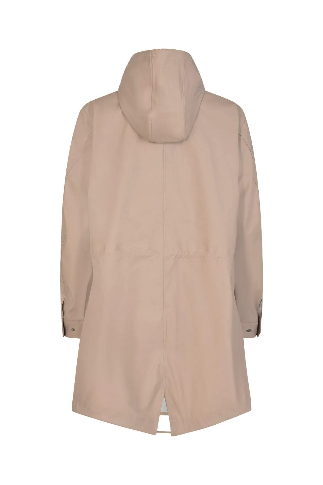 Alexa PU Rain Jacket - Stucco Brown