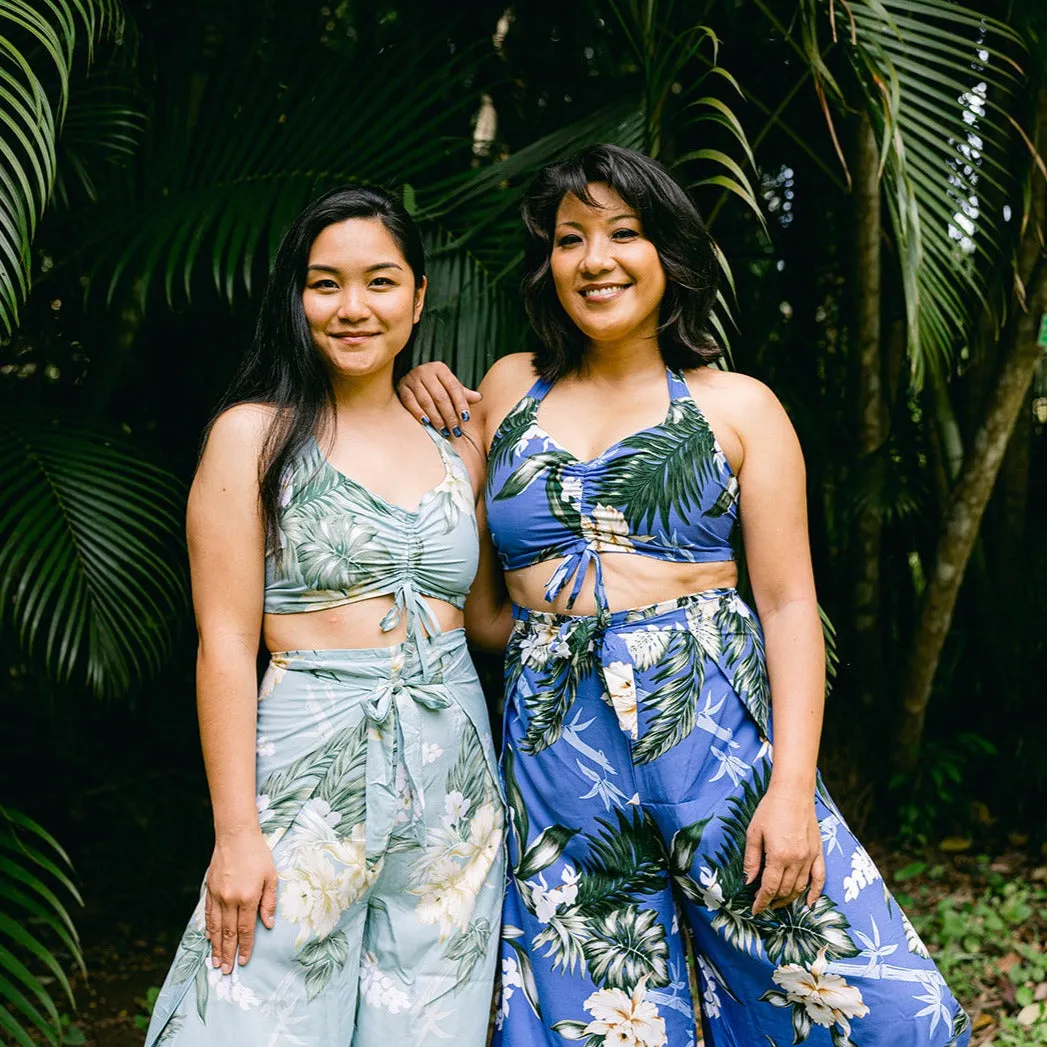 Bamboo Ginger Wrap Pants and Top Set, Made in Hawaii
