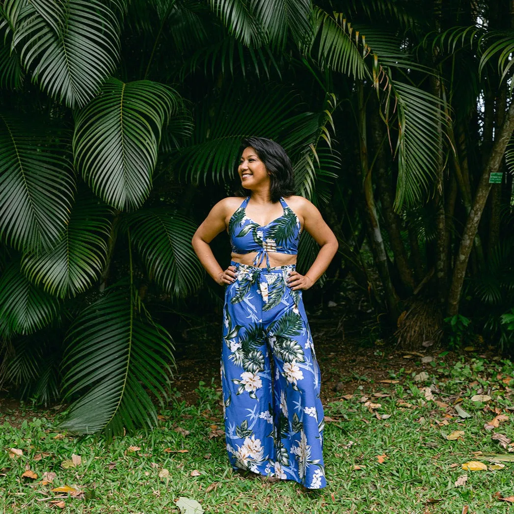 Bamboo Ginger Wrap Pants and Top Set, Made in Hawaii