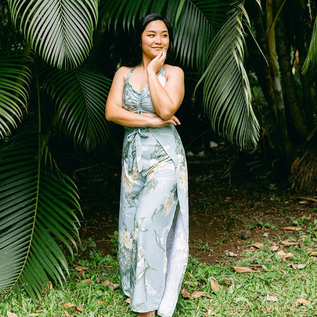 Bamboo Ginger Wrap Pants and Top Set, Made in Hawaii