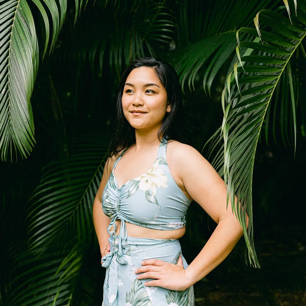 Bamboo Ginger Wrap Pants and Top Set, Made in Hawaii