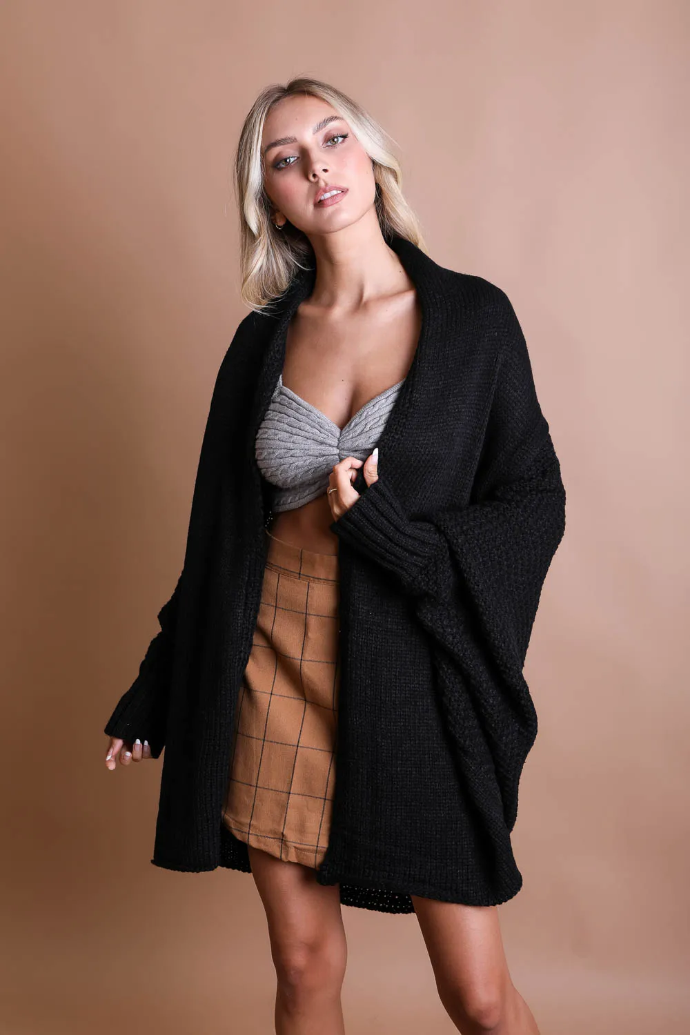 Bat Wing Knit Cardigan (5 Colors)