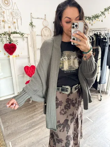 Bat Wing Knit Cardigan (6 Colors)