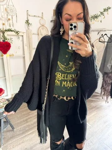 Bat Wing Knit Cardigan (6 Colors)