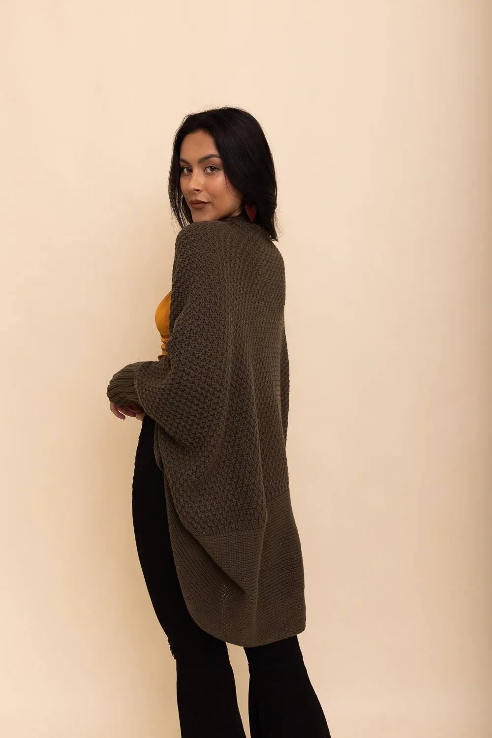 Bat Wing Knit Cardigan (6 Colors)