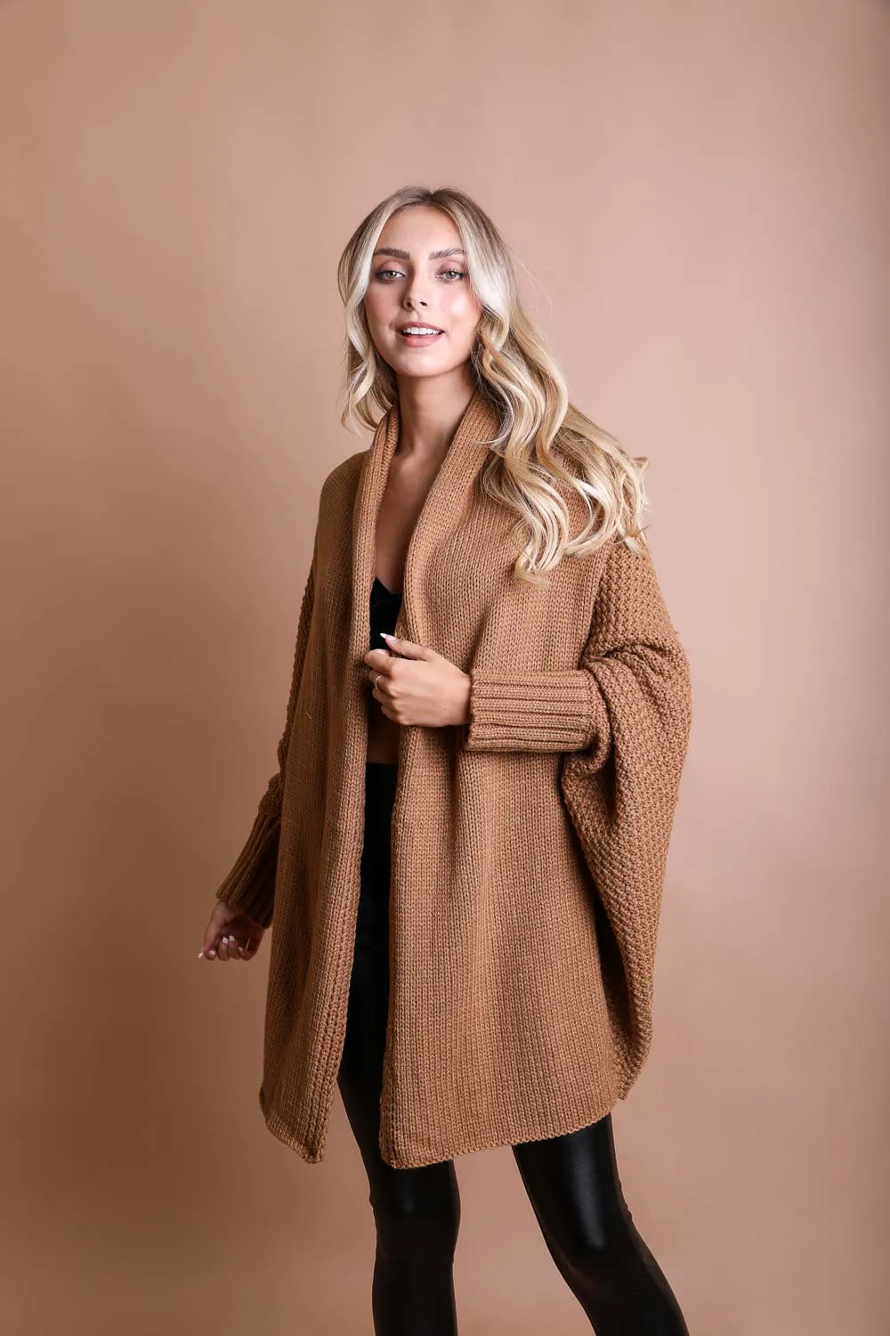 Bat Wing Knit Cardigan (6 Colors)