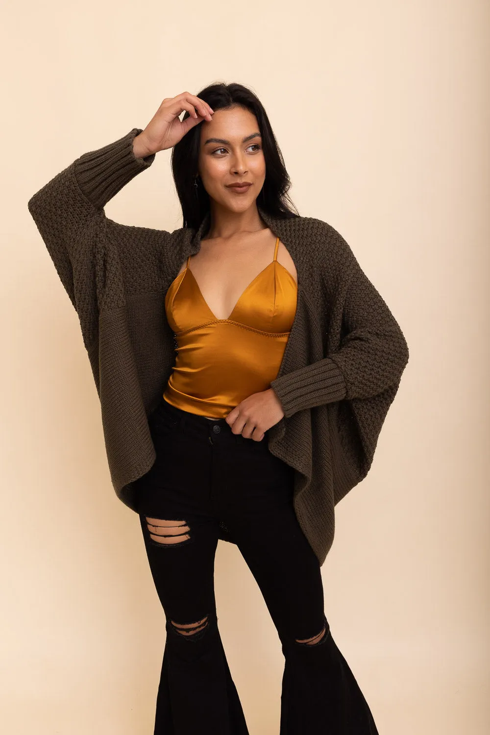 Bat Wing Knit Cardigan (6 Colors)