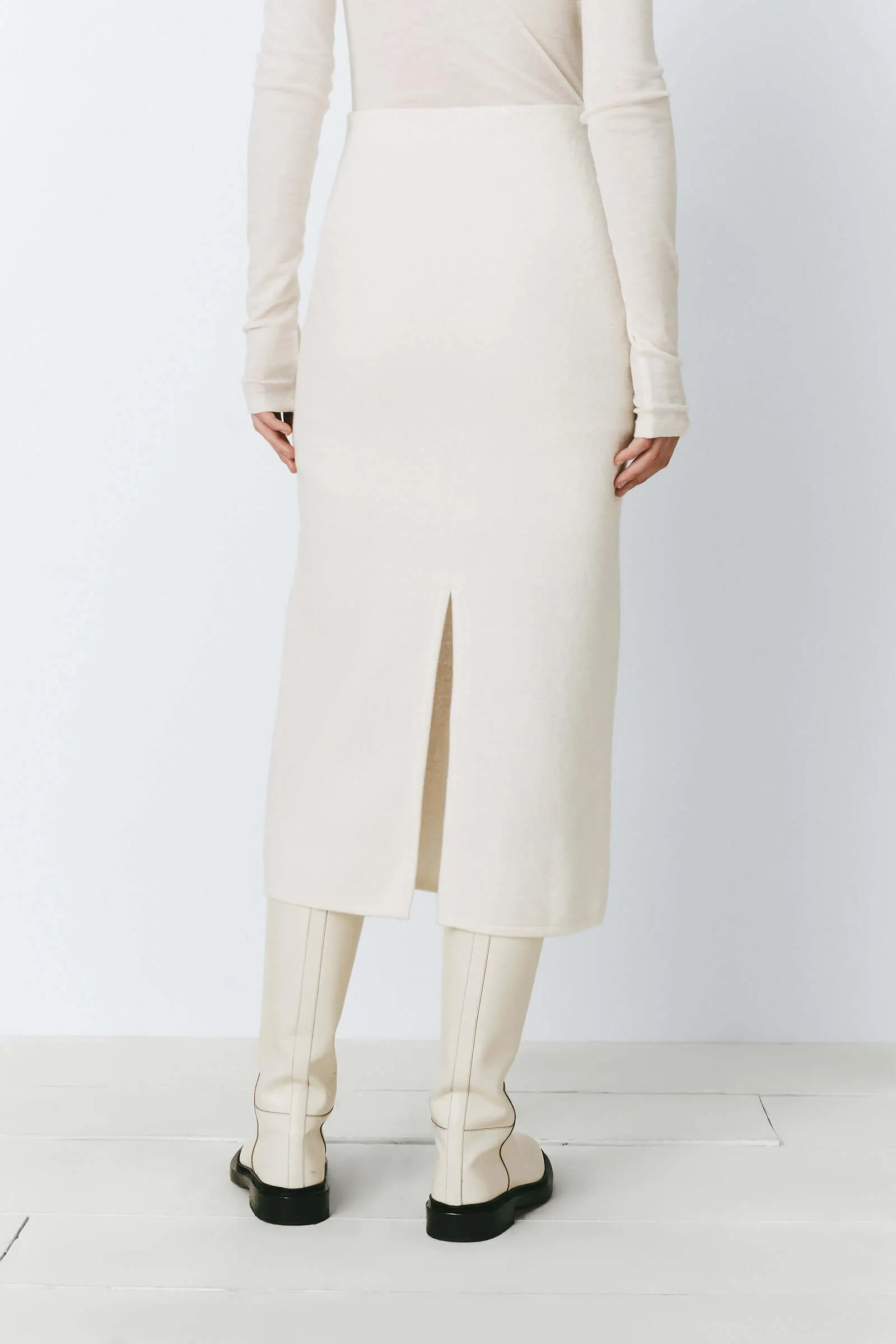 Benoit Wool Sweater Skirt