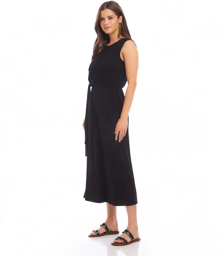 Bethan Black Tie Waist Dress - Karen Kane 2L13032