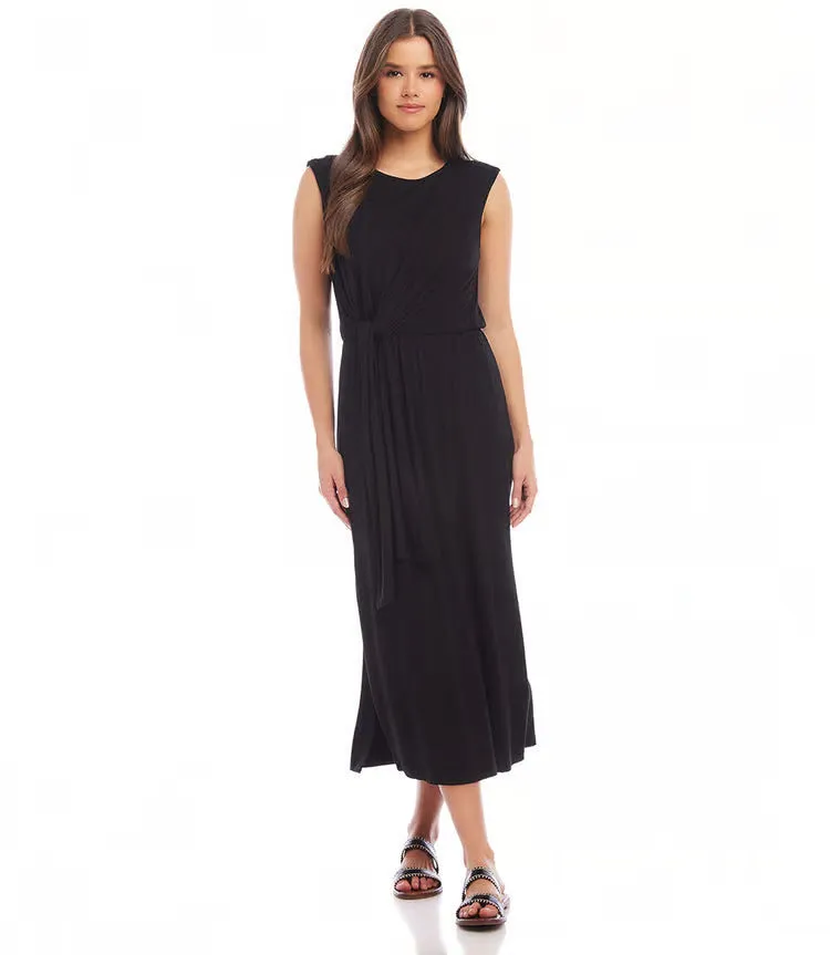 Bethan Black Tie Waist Dress - Karen Kane 2L13032