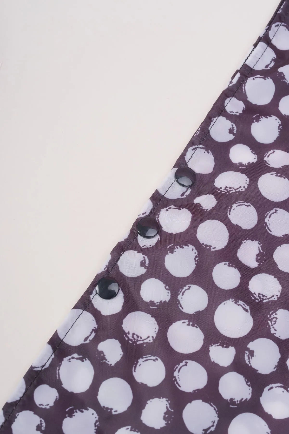 Black Polka Dot Rain Poncho In A Bag