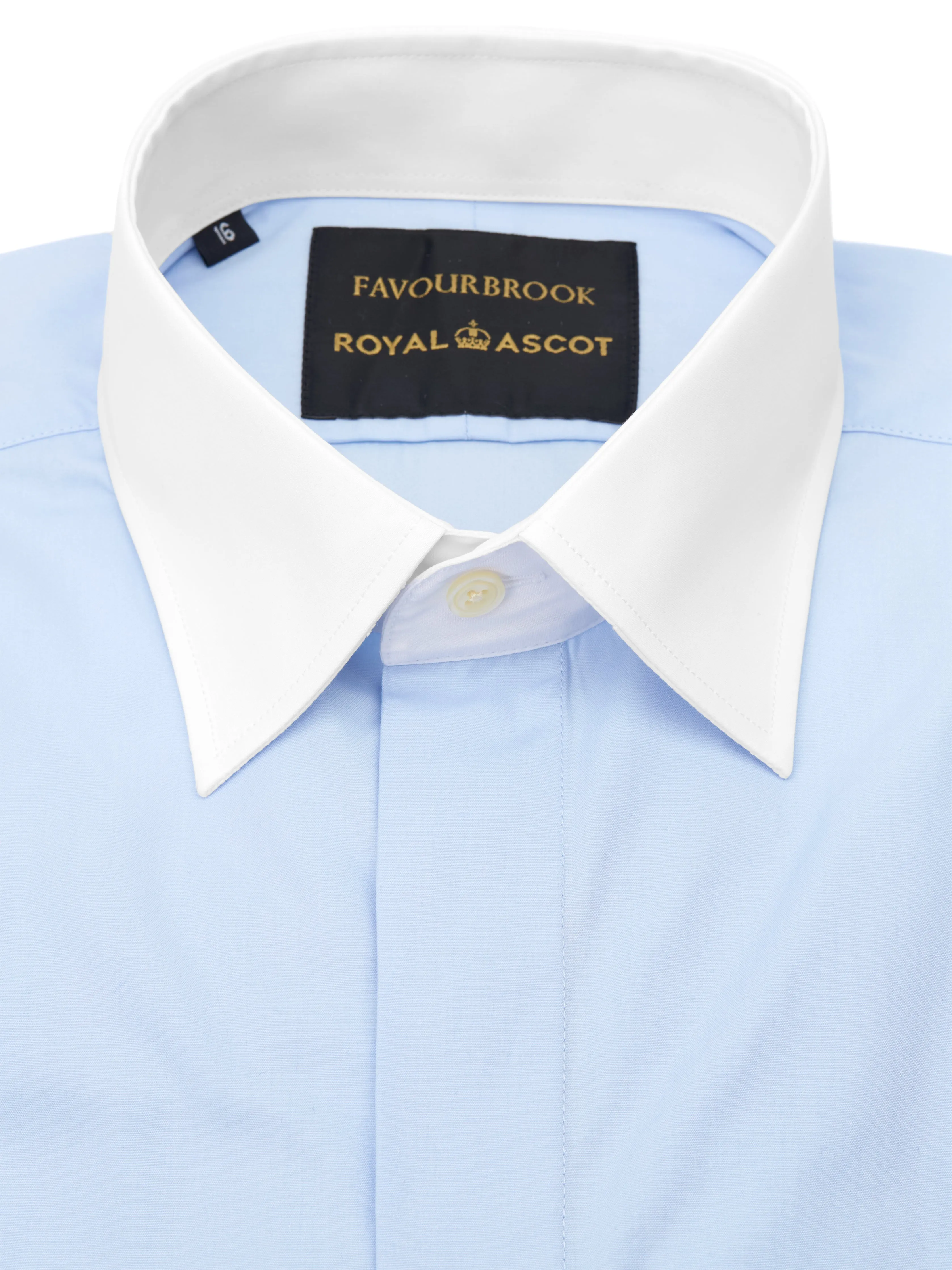 Blue/White Steed Cotton Gatsby Shirt