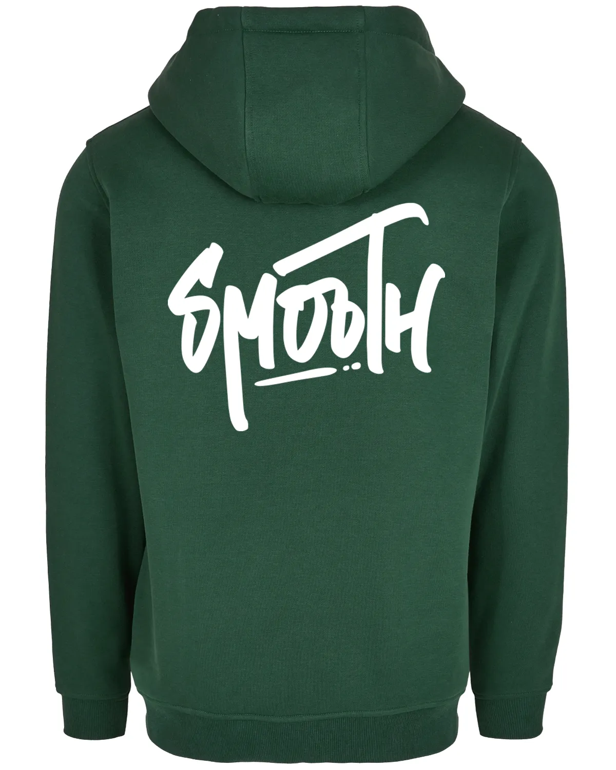 Bottle Green Kids Hoodie / Dainty White Front Back Girls