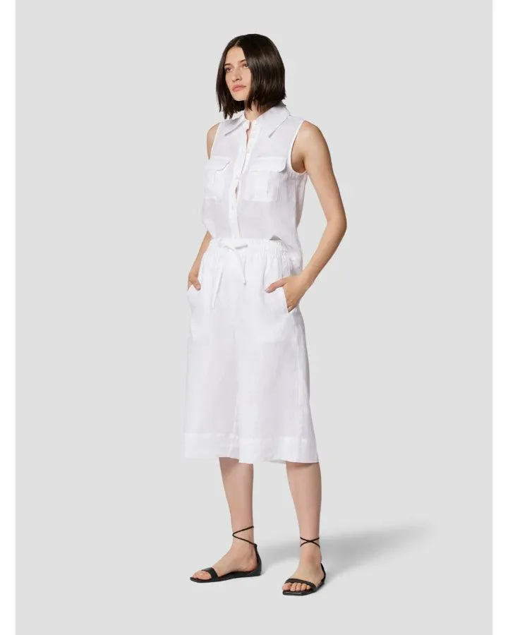 Camila Linen Sleeveless Shirt