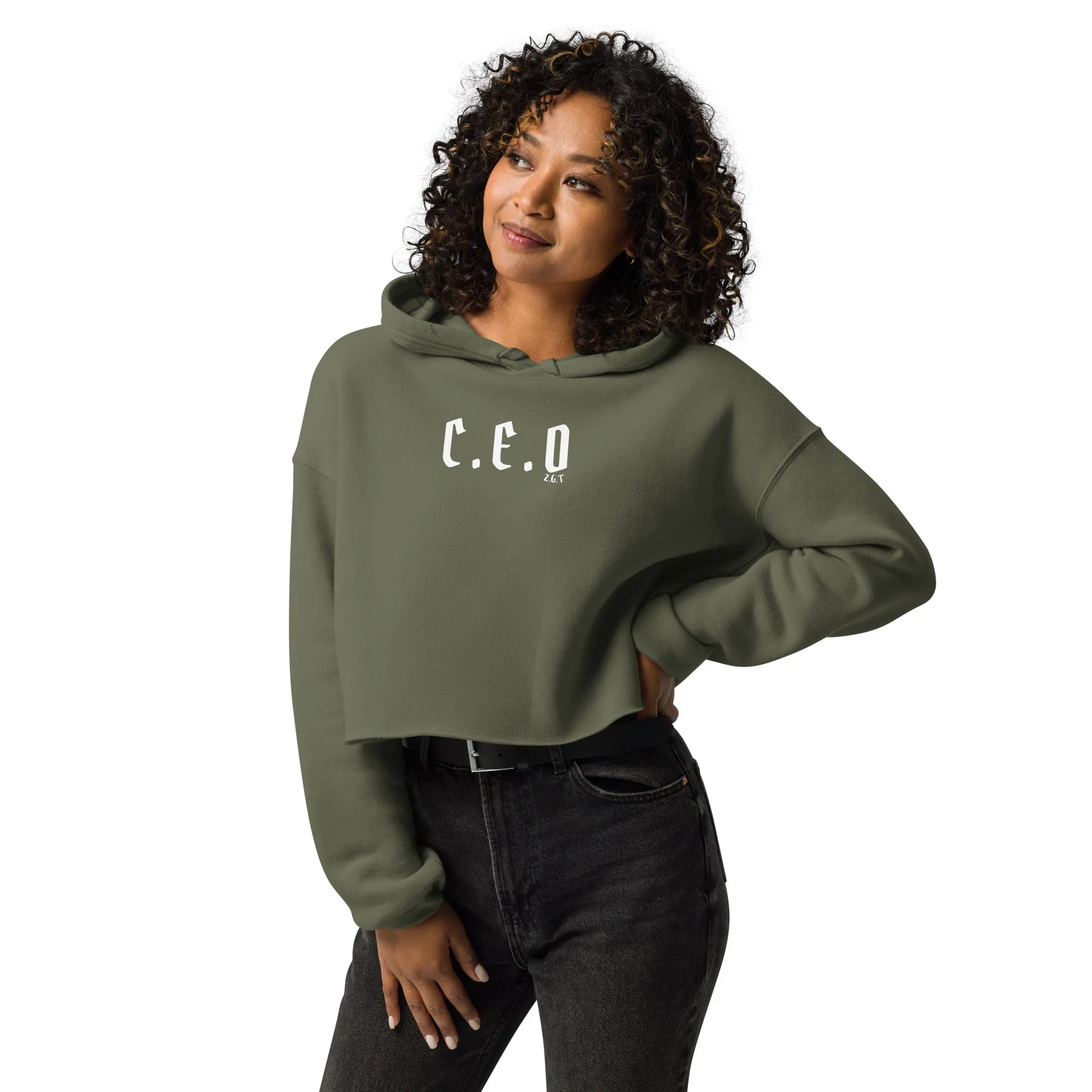 C.E.O: Crop Hoodie