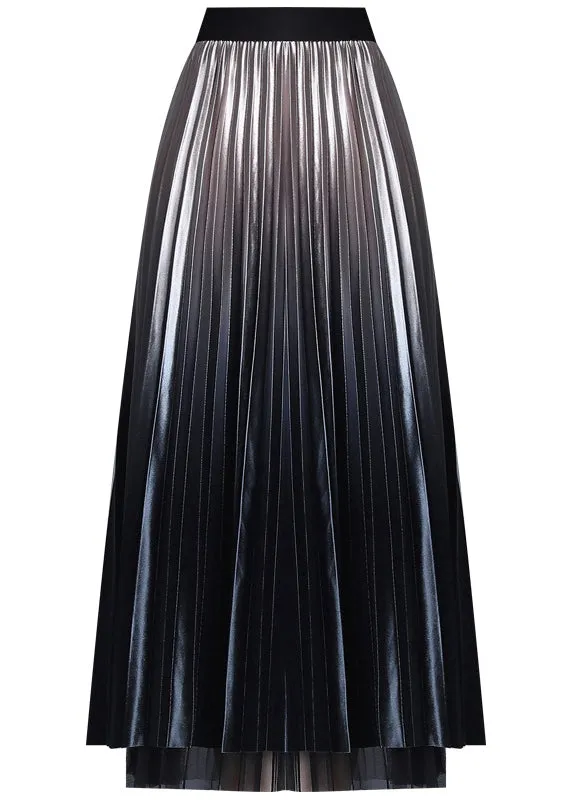 Chic Champagne Tulle Patchwork fashion A Line Fall Wear on both sides Skirts