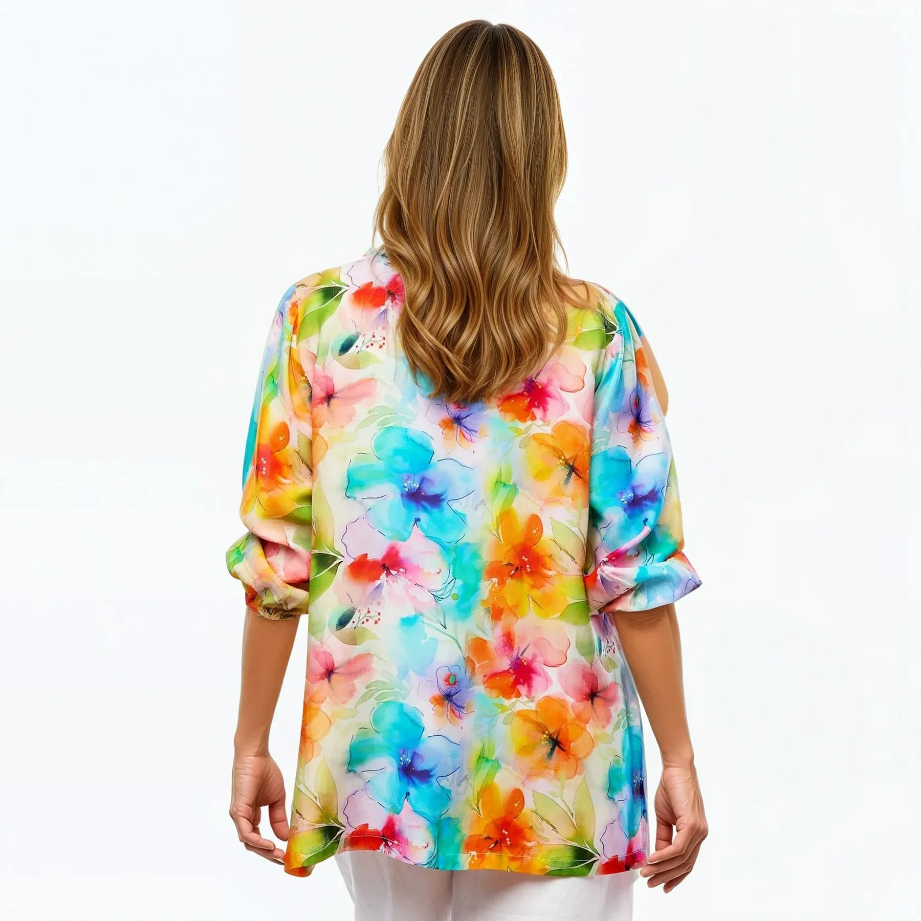 Collared Silk Shirt (Blushing)