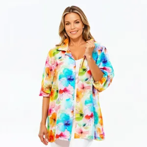 Collared Silk Shirt (Blushing)