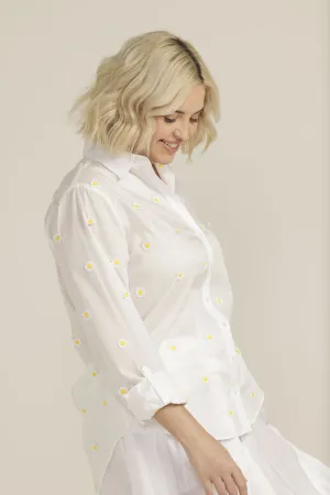 Cotton Applique Daisy Shirt