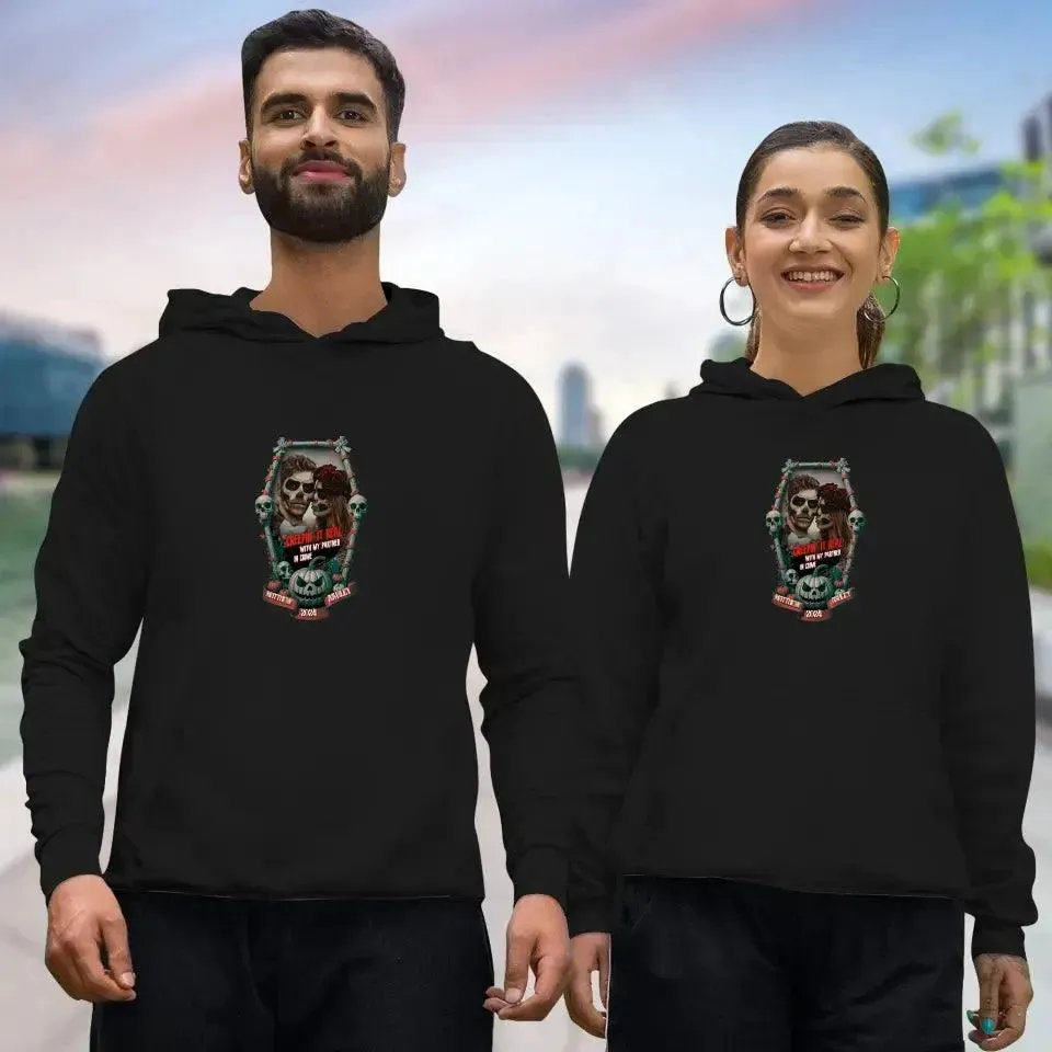 Creepin It Real - Custom Photo - Personalized Gifts For Couple - Hoodie