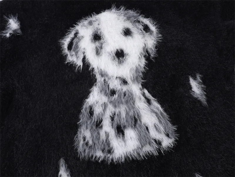 Dalmatian Dog Red Sweater Puzzle