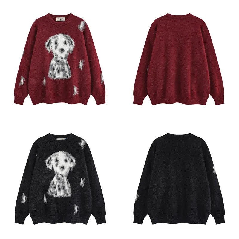Dalmatian Dog Red Sweater Puzzle