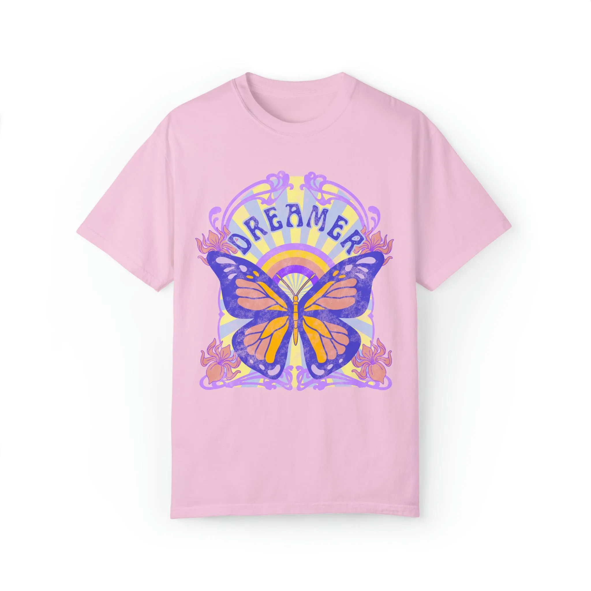 Dreamer Butterfly Art Nouveau Shirt Comfort Colors