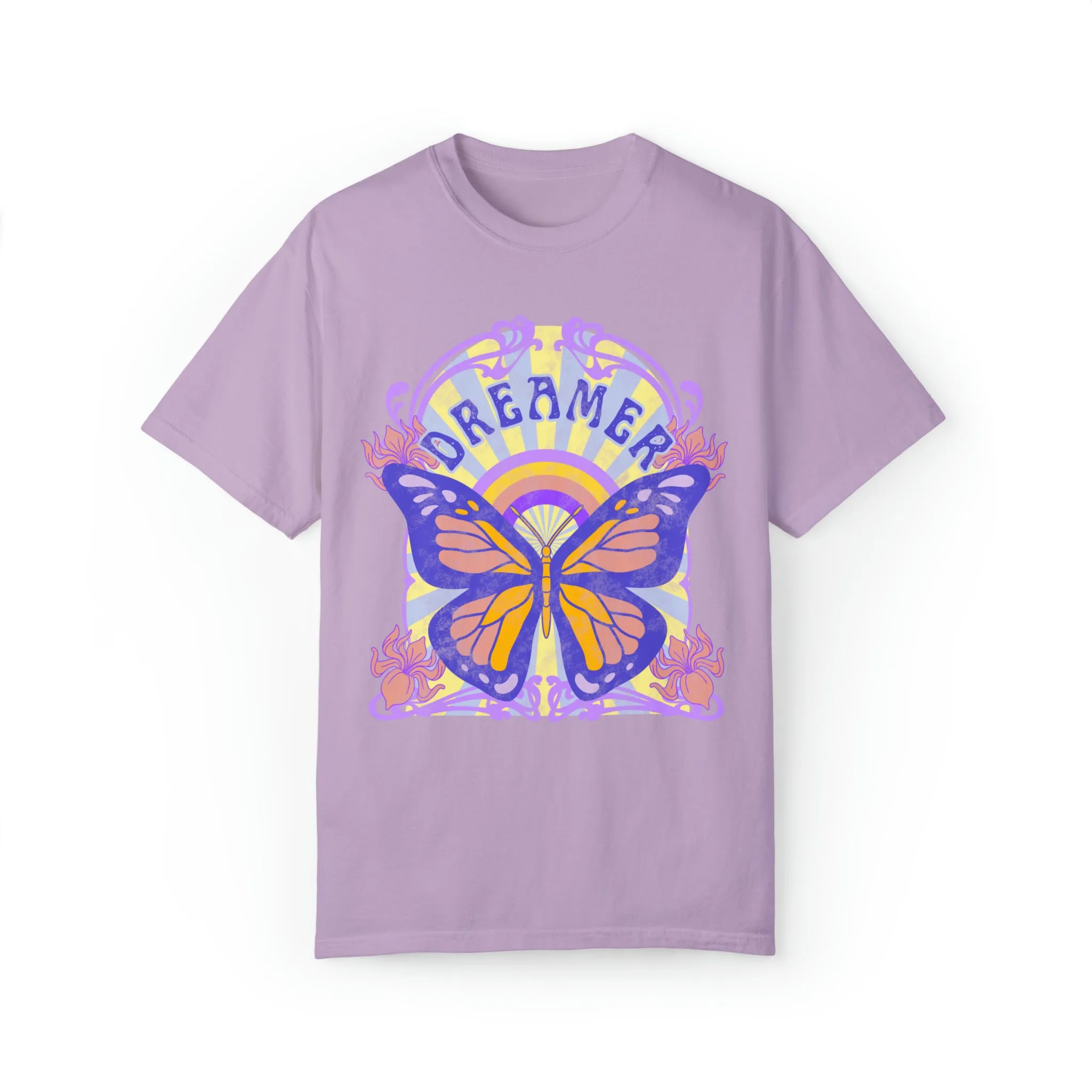 Dreamer Butterfly Art Nouveau Shirt Comfort Colors