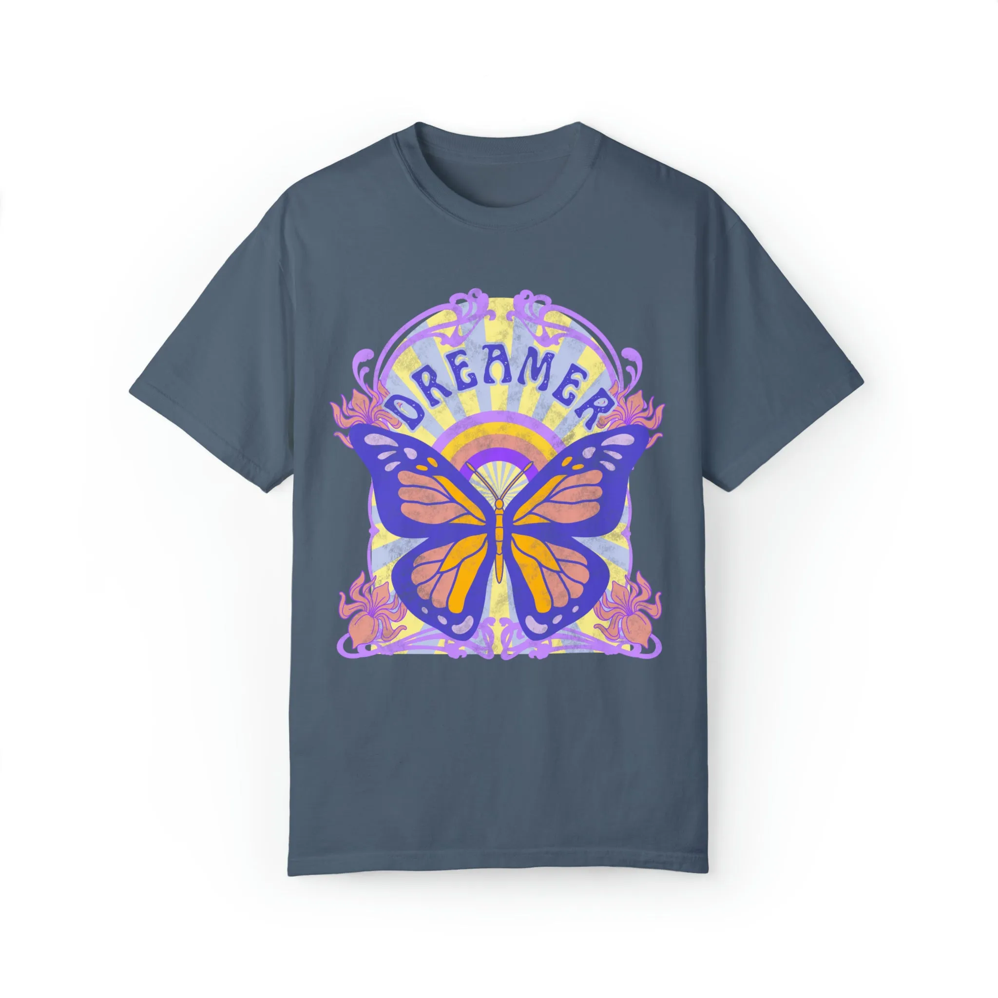 Dreamer Butterfly Art Nouveau Shirt Comfort Colors