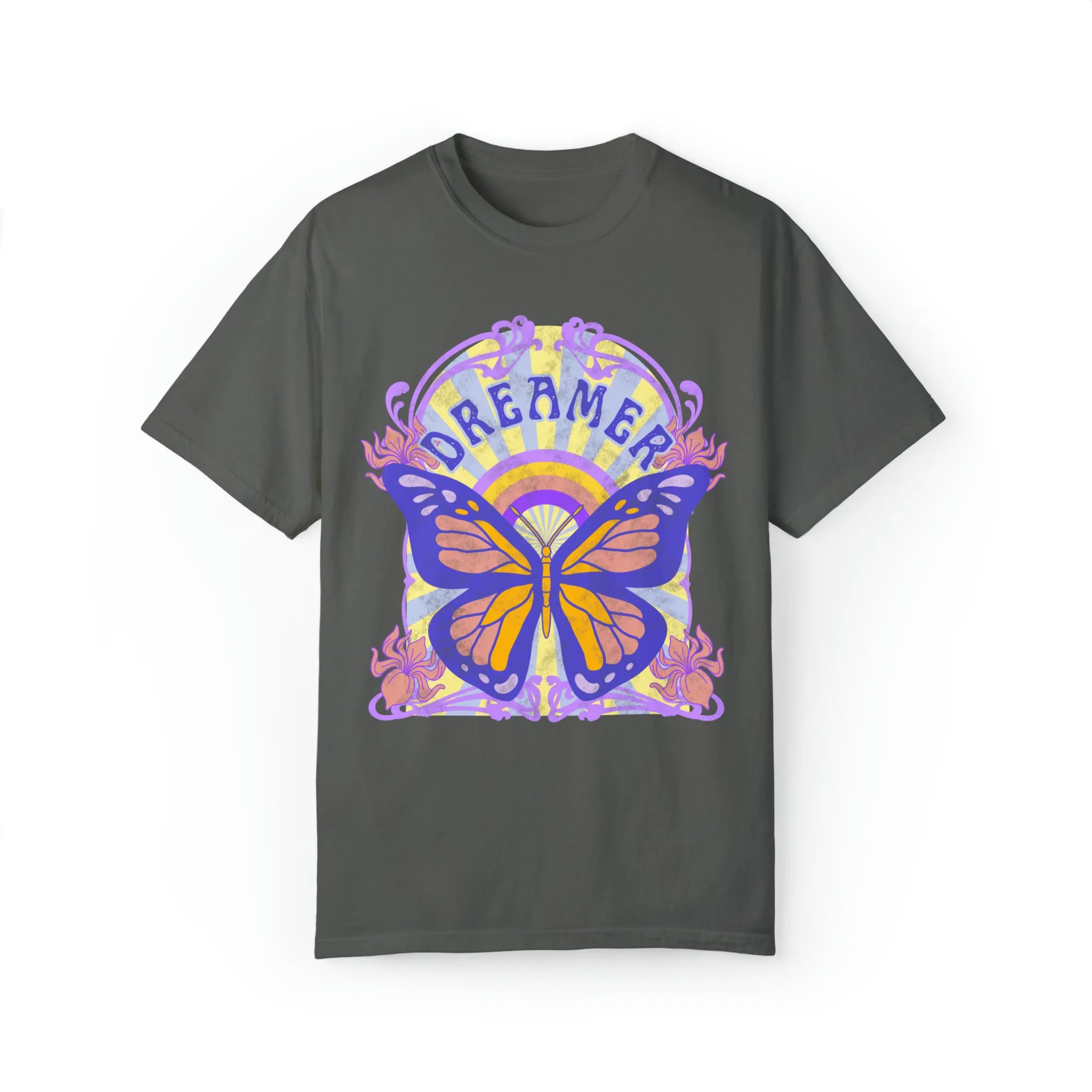 Dreamer Butterfly Art Nouveau Shirt Comfort Colors