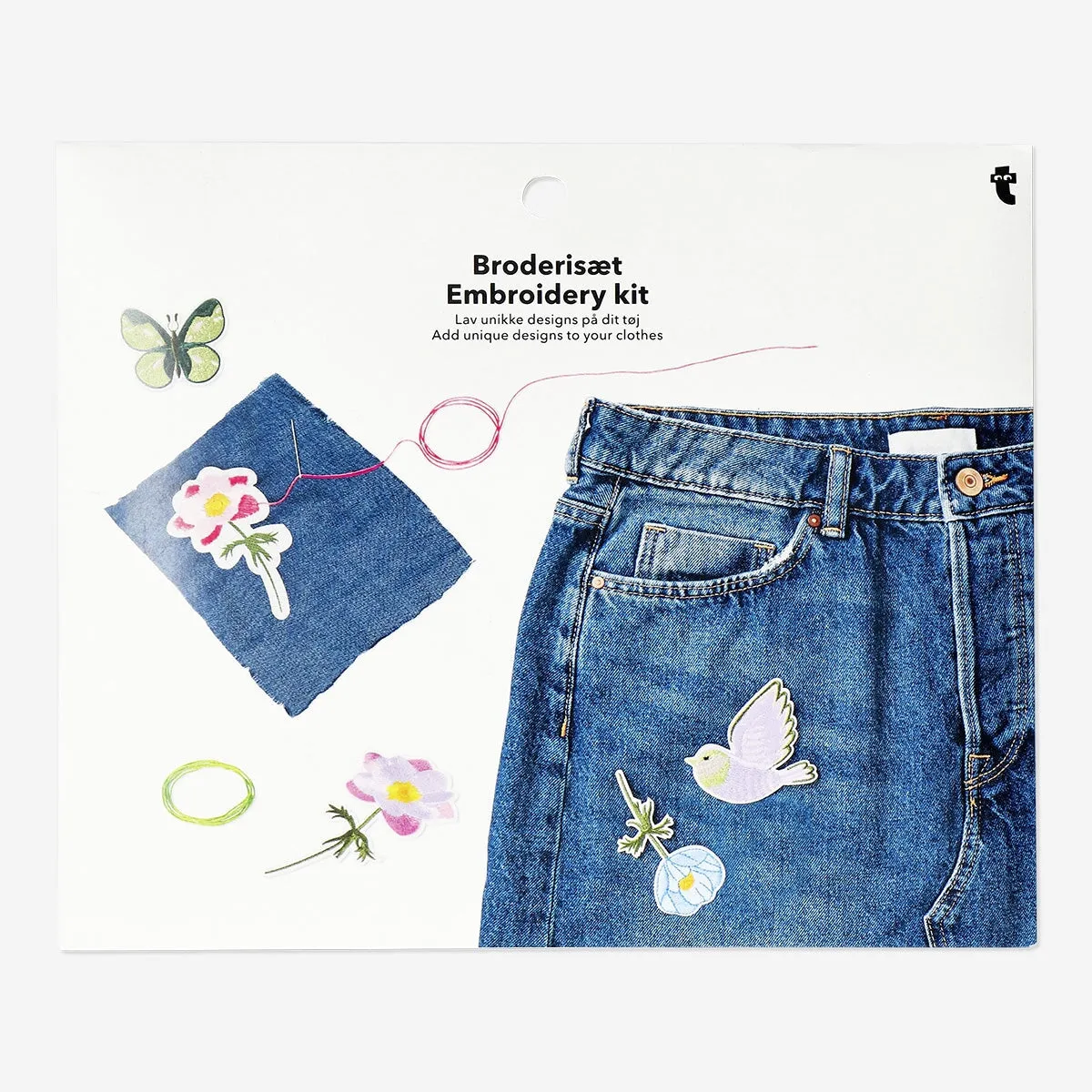 Embroider patches for clothes kit