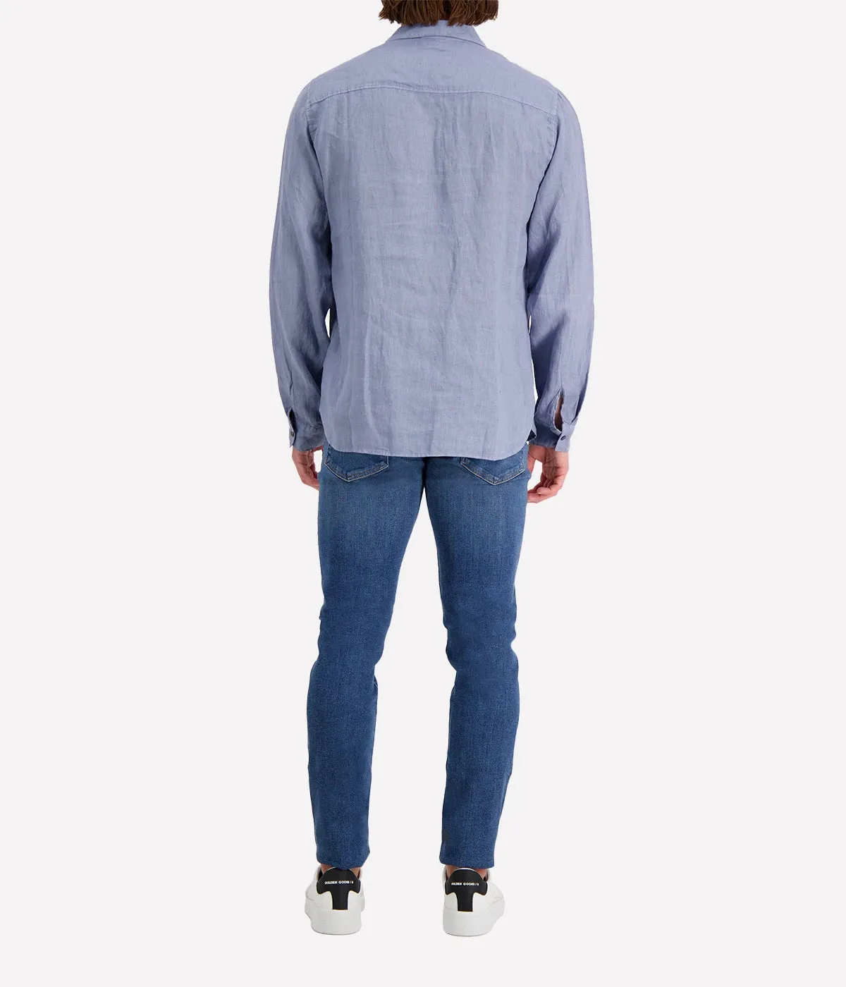 *FINAL SALE* Jioch Linen Shirt in Stonewash