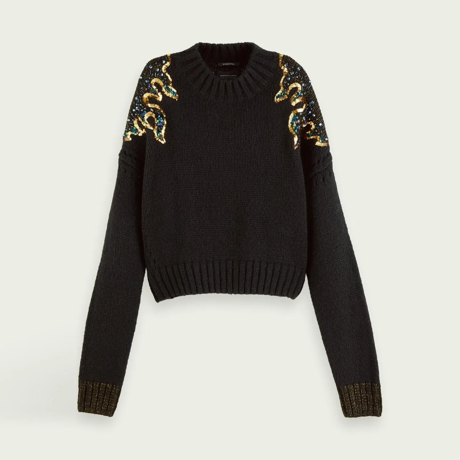 Flame Knitted Pullover