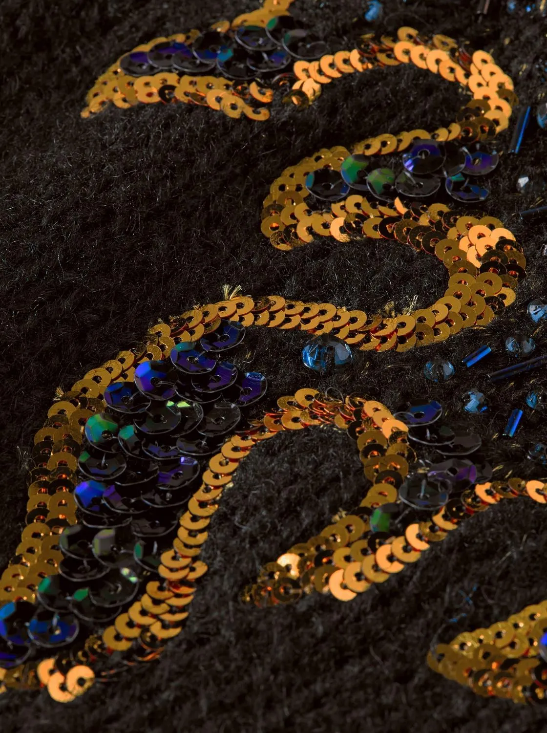 Flame Knitted Pullover