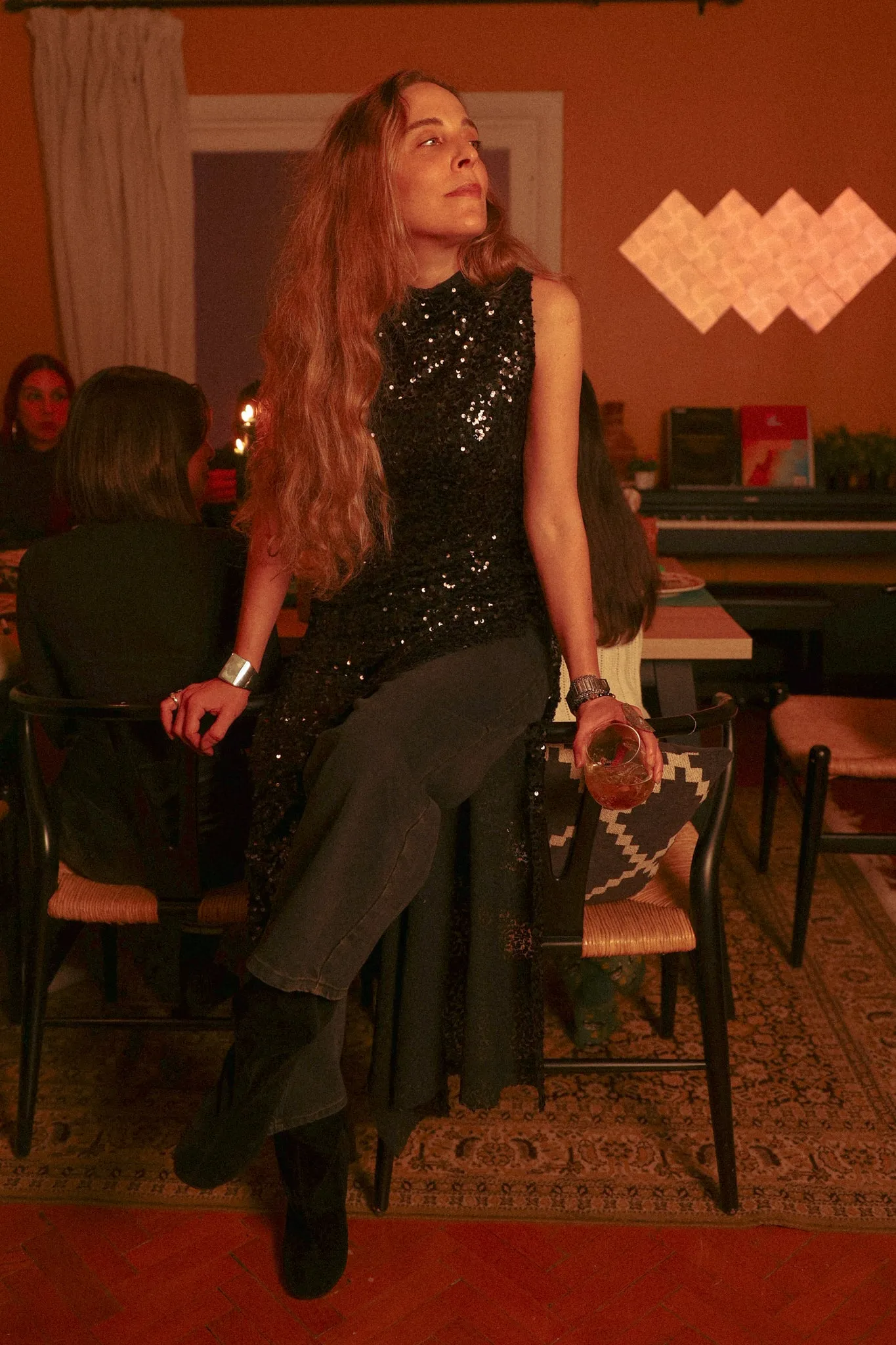 Flowy Sequin Tunic
