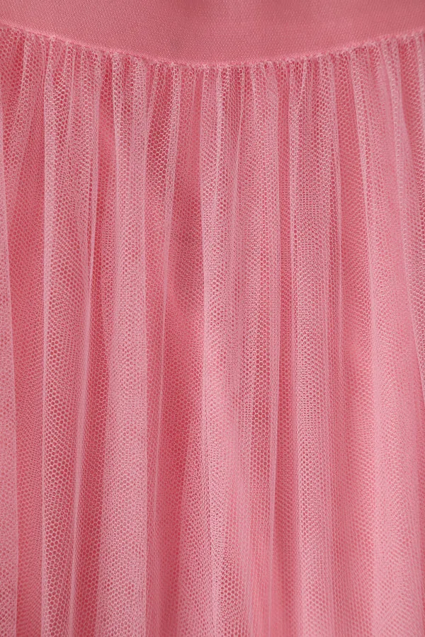 Fluffy Net Petticoat 25.5 Inches In Pastel Pink