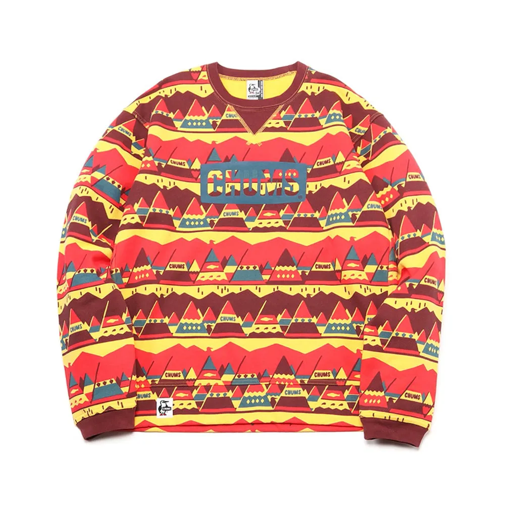 【FW24 秋冬・新品】Chums Men's Chums Logo Crew Top CH00-1416 FW24 長袖衛衣 男裝 M'S