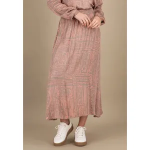 Fynch-Hatton Blurry Square Skirt in Summer Taupe 25023224
