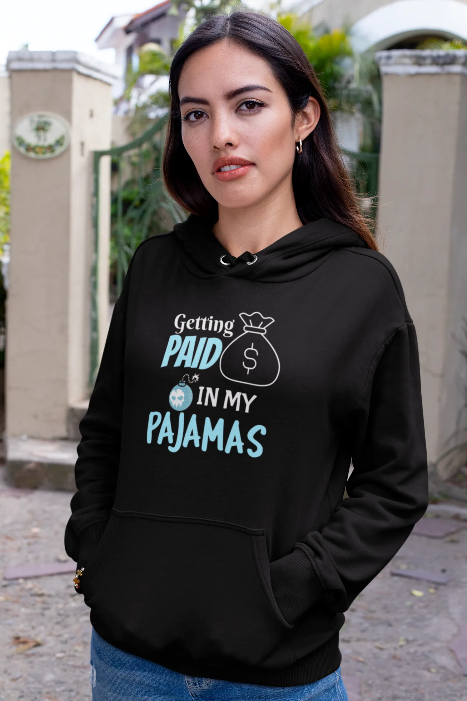 Getting Paid In My Pajamas Women's Hoodie