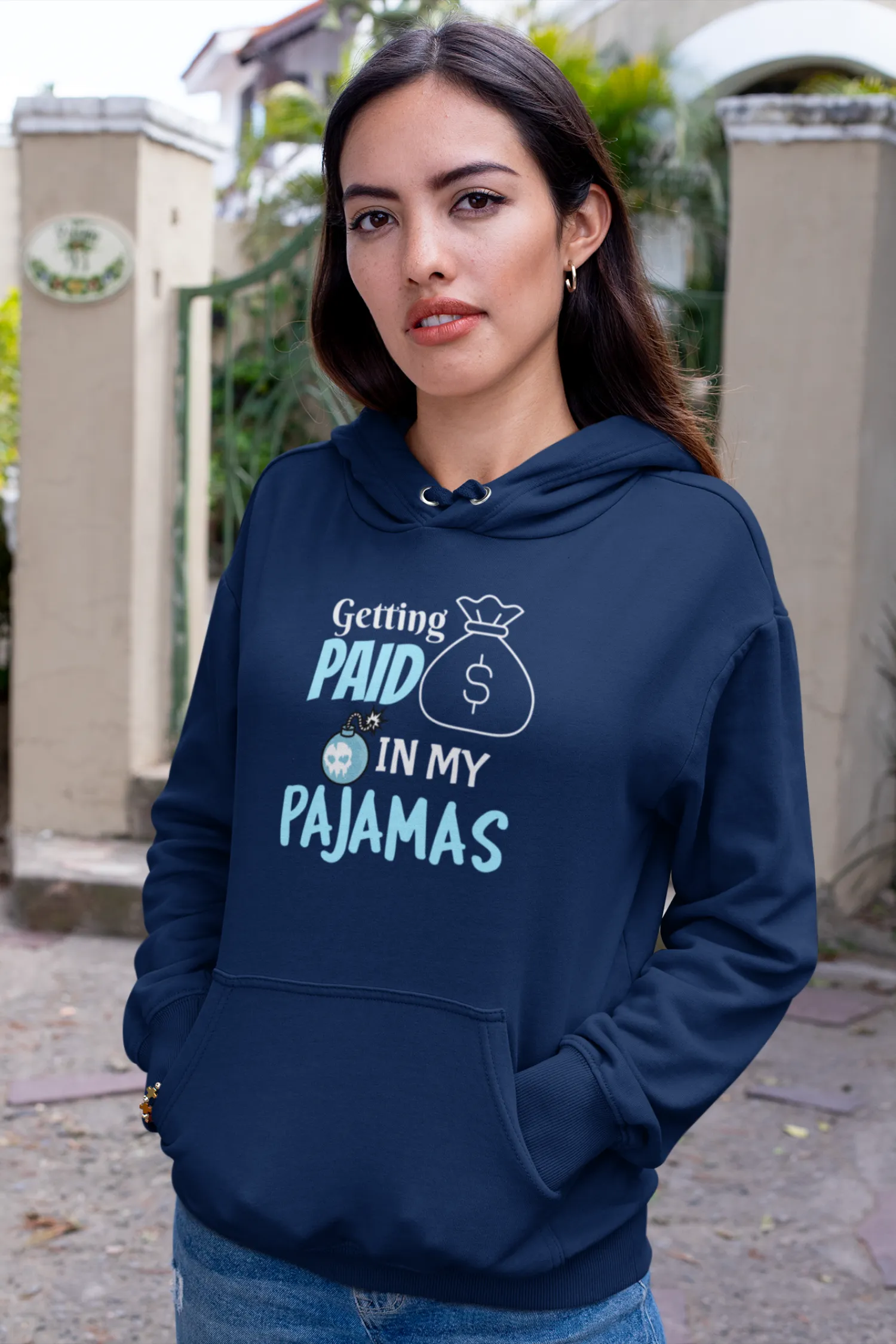 Getting Paid In My Pajamas Women's Hoodie