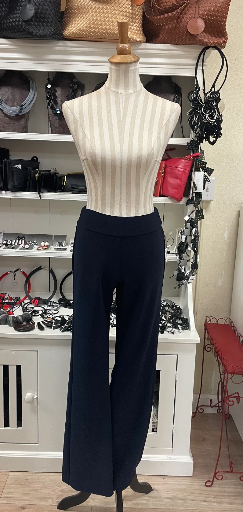 Krazy Larry Pants - P-25 Flare Pants NAVY