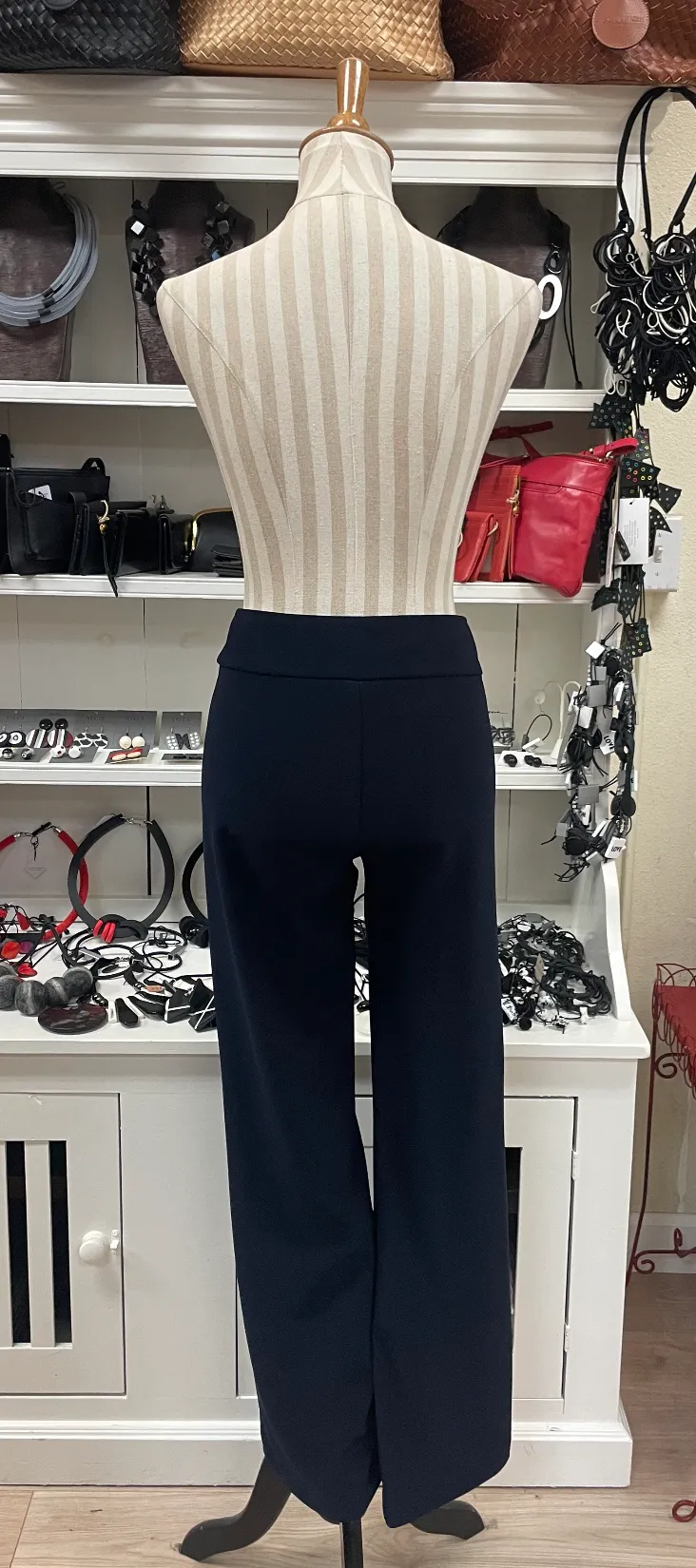 Krazy Larry Pants - P-25 Flare Pants NAVY