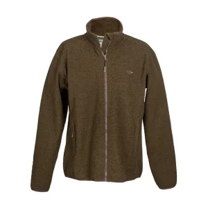 Ladies Honeycomb Jacket in Marled Green