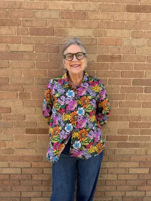 LILAC MULTI BUTTON UP SHIRT