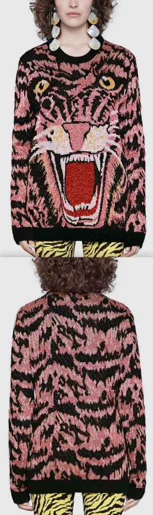 Lurex Wool Tiger Sweater