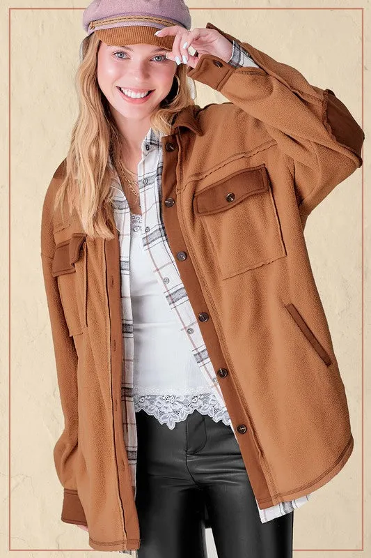 Mabel Soft Brushed Jacket | Multiple Colors