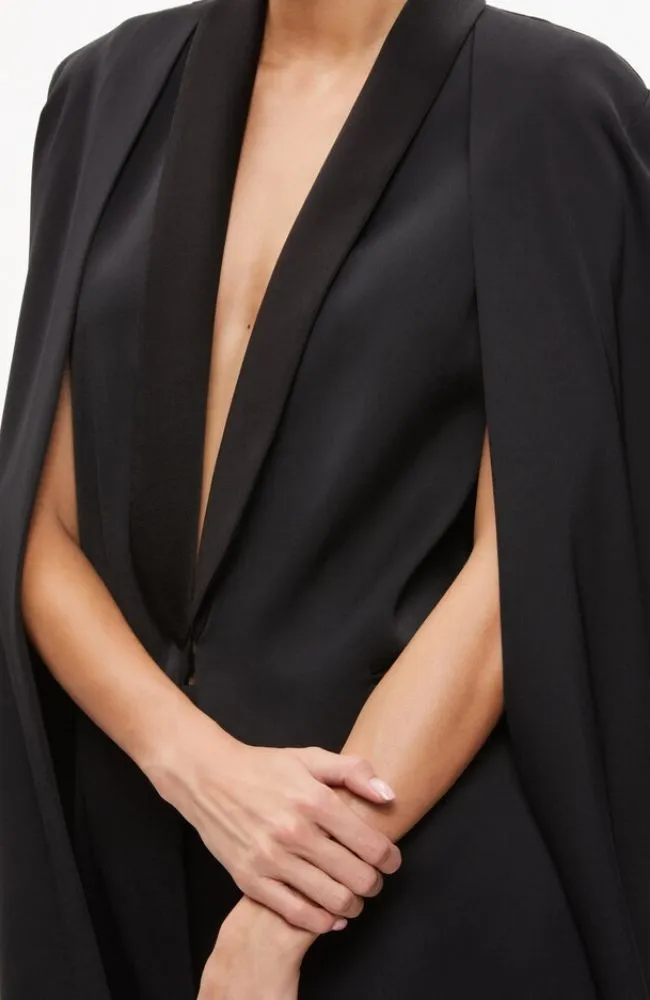 Merriw Shawl Collar Cape Vest
